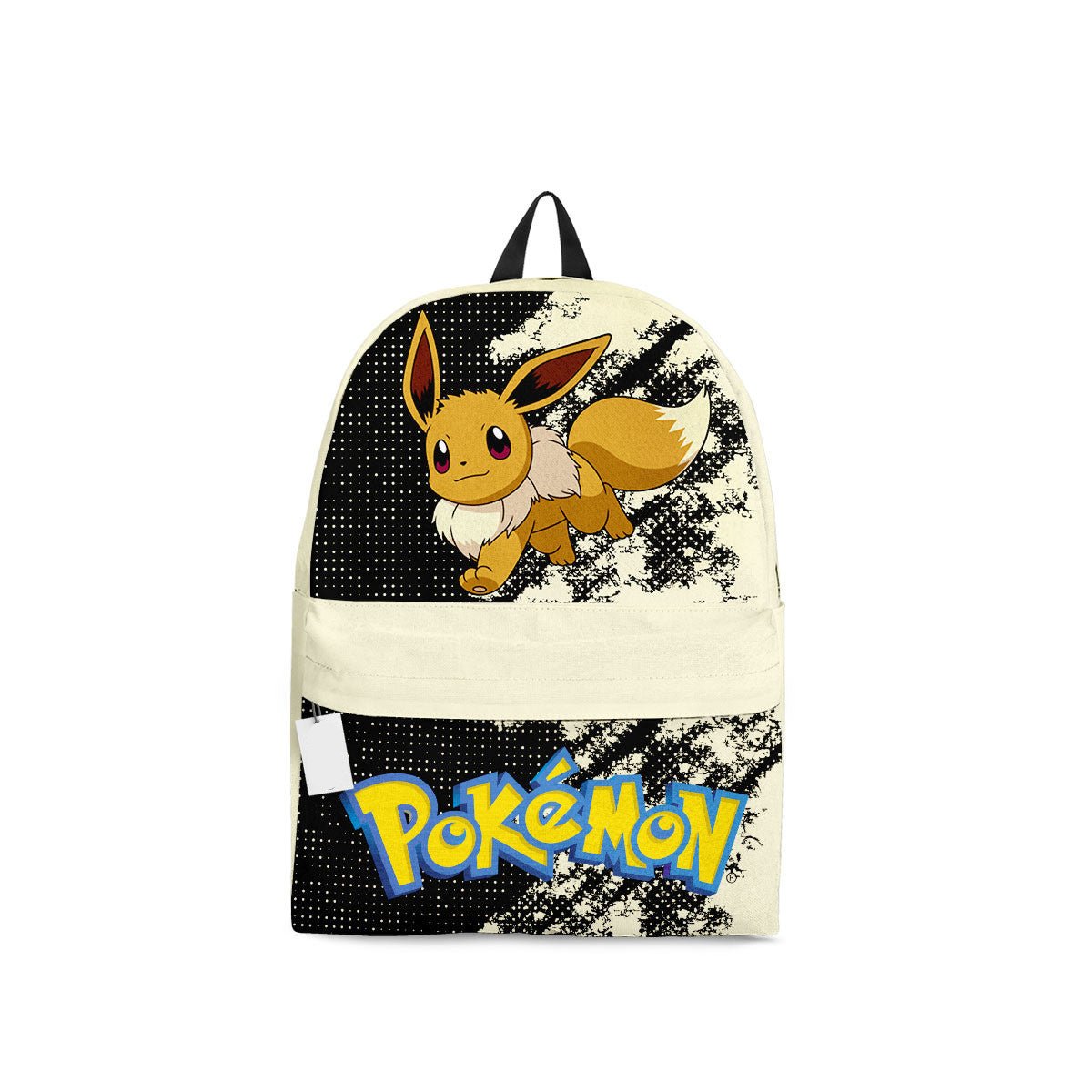 PKM Backpack Eevee PKM In Action Graphic Backpacks Yellow