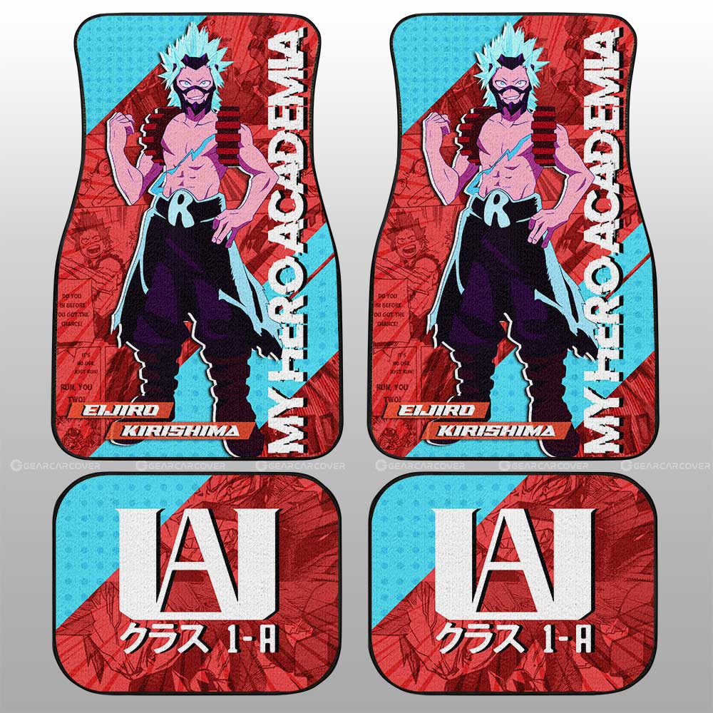 My Hero Academia Car Mats Eijiro Kirishima Car Floor Mats