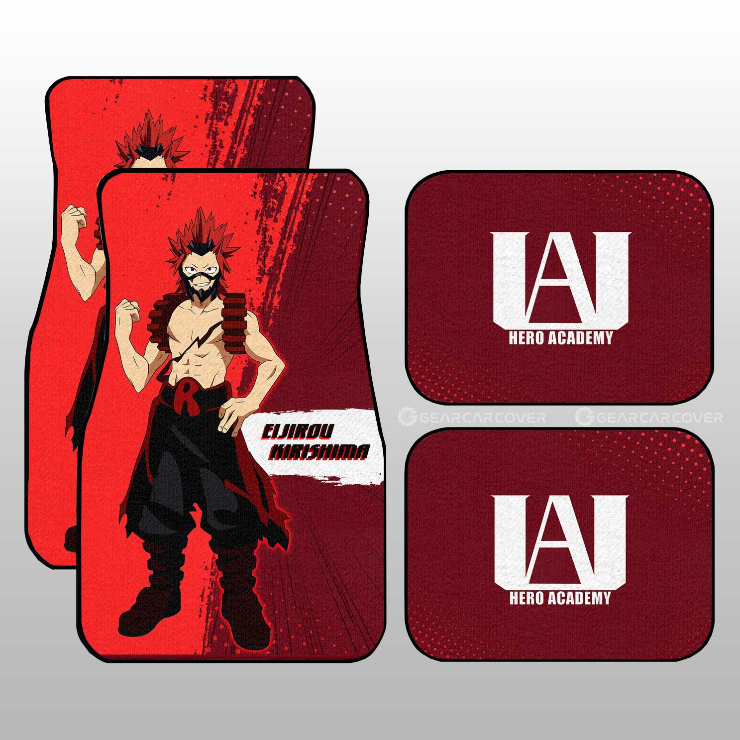 My Hero Academia Car Mats Eijirou Kirishima Car Floor Mats