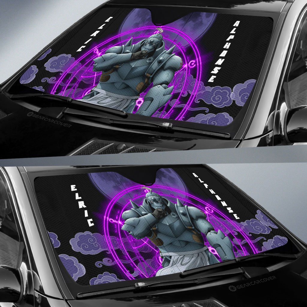 Elric Alphonse Car Sunshade Custom Car Accessories