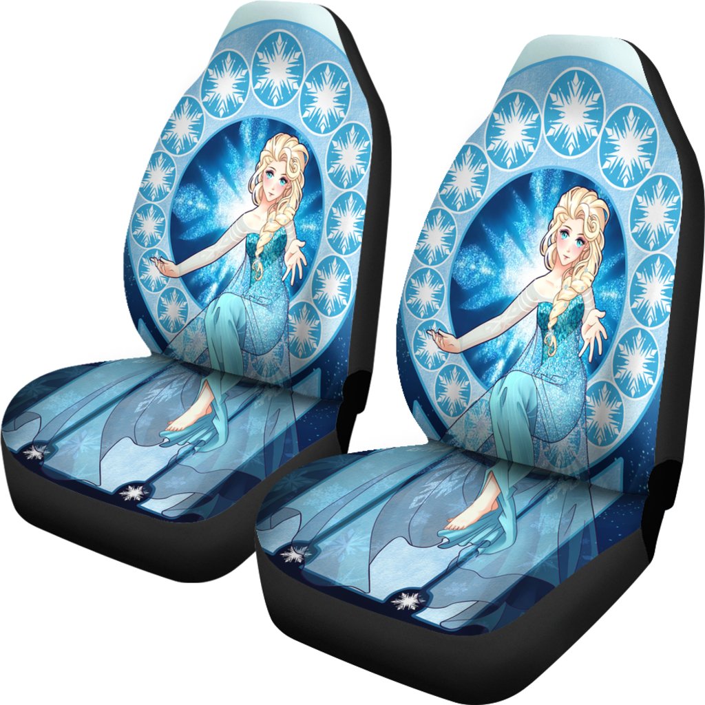 Frozen Car Seat Covers Frozen Elsa Queen Of Ice Seat Covers Blue