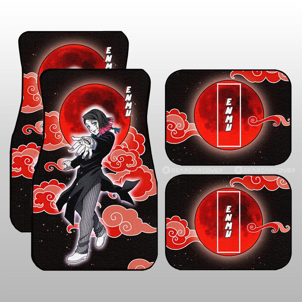 Demon Slayer Car Mats Enmu Car Floor Mats Demon Slayer Car Floor Mats