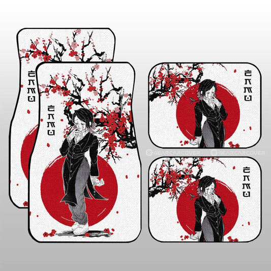 Demon Slayer Car Mats Enmu Car Floor Mats Japan Style Car Floor Mats