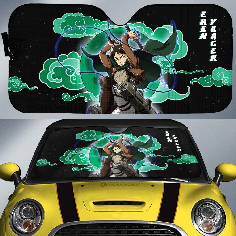 Eren Yeager Car Sunshade Custom
