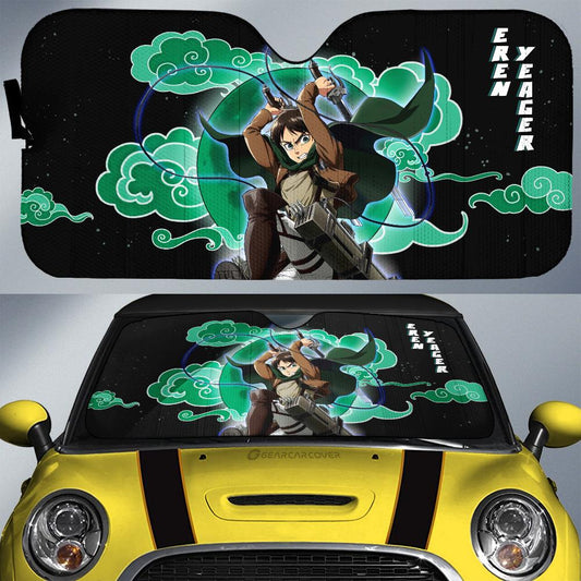 Eren Yeager Car Sunshade Custom