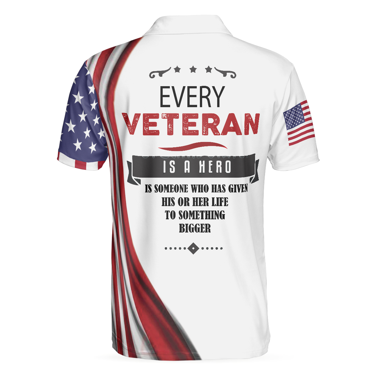 Veteran Polo Shirt Every Veteran Is A Hero Boys Polo Shirts White