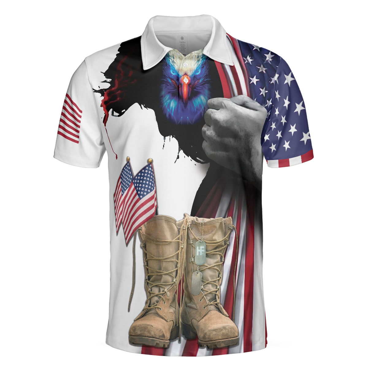 Veteran Polo Shirt Every Veteran Is A Hero Boys Polo Shirts White
