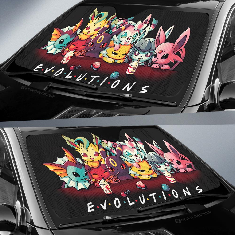 Evolutions Mashup Car Sunshade Custom Car Accessories