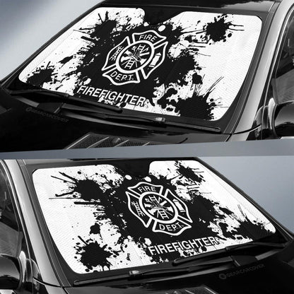 Firefighter Car Sunshade Custom Car Accessories