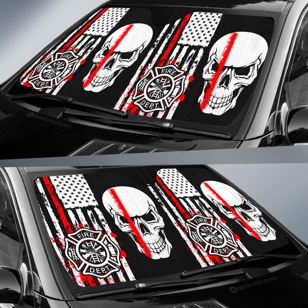 Firefighter Car Sunshade Custom Car Accessories