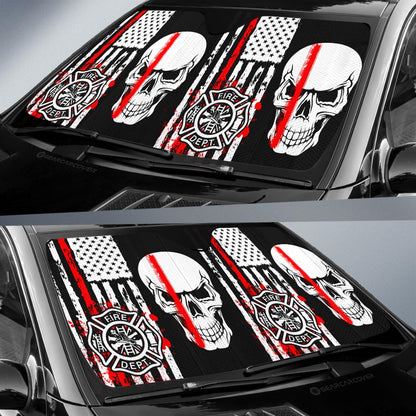 Firefighter Car Sunshade Custom Car Accessories