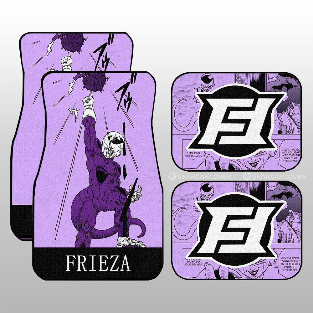 Dragon Ball Car Mats Frieza Car Floor Mats Dragon Ball Anime Manga Color Style Car Floor Mats