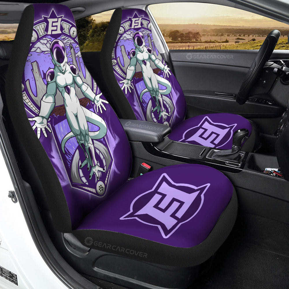 Dragon Ball Car Seat Covers Frieza Mountain View Dragon Ball Pattern Seat Covers Purple