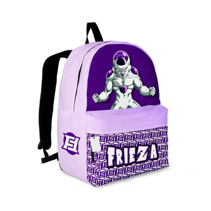 Dragon Ball Backpack Frieza Graphic Symbol Pattern Backpacks Purple