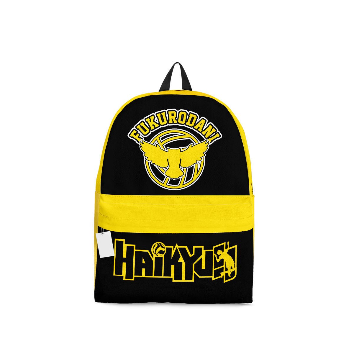 Haikyuu Backpack Haikyuu Fukurodani Team Symbol Backpacks Yellow Black