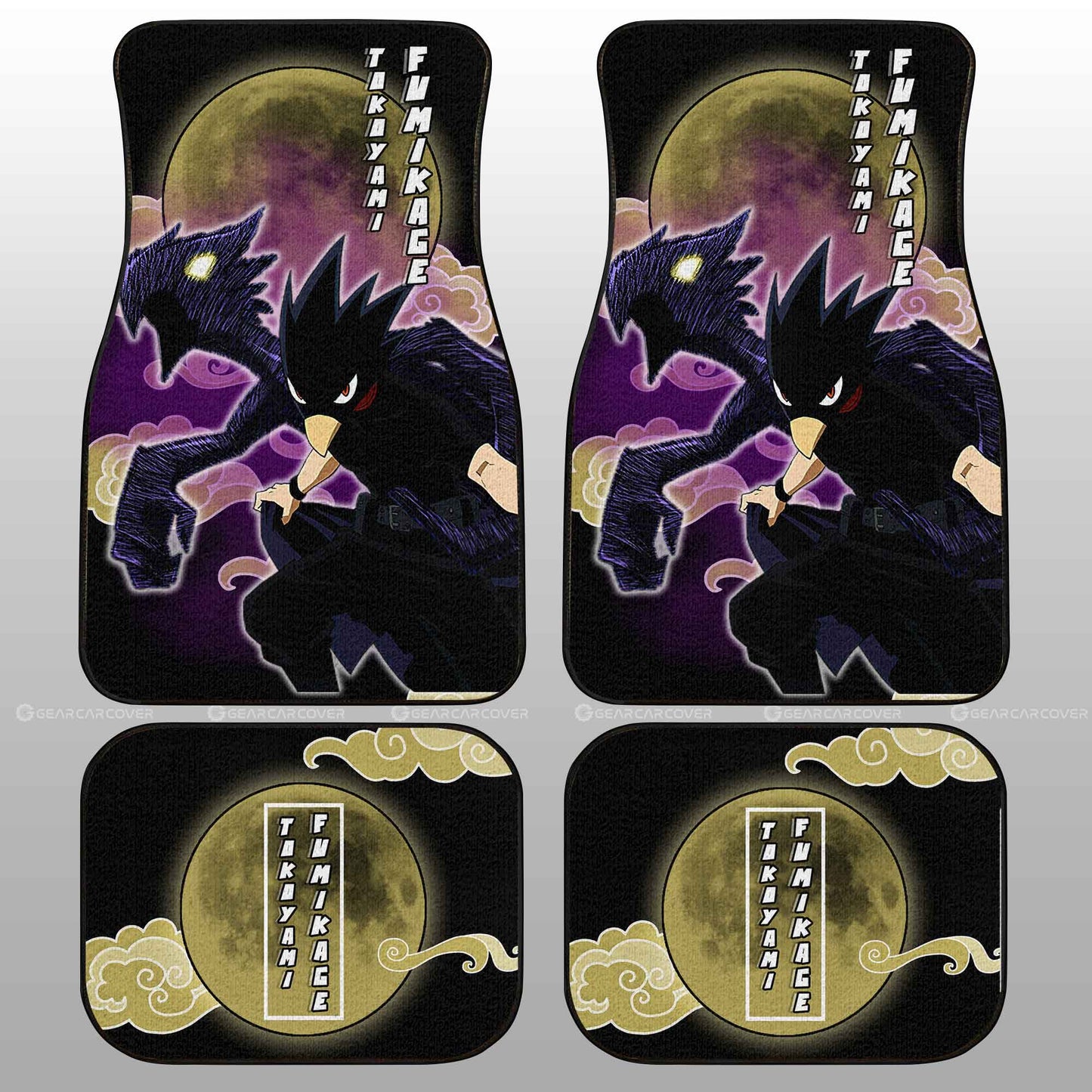 My Hero Academia Car Mats Fumikage Tokoyami Car Floor Mats