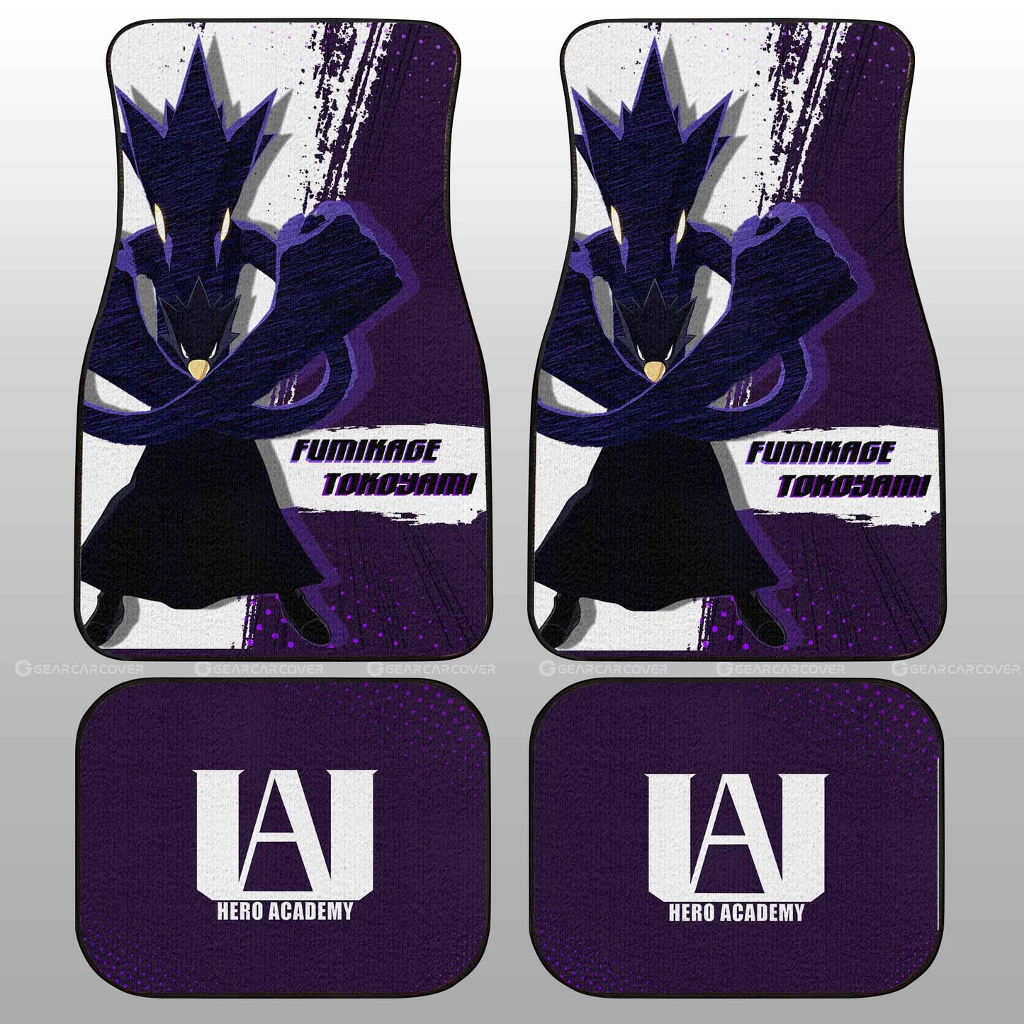 My Hero Academia Car Mats Fumikage Tokoyami Car Floor Mats