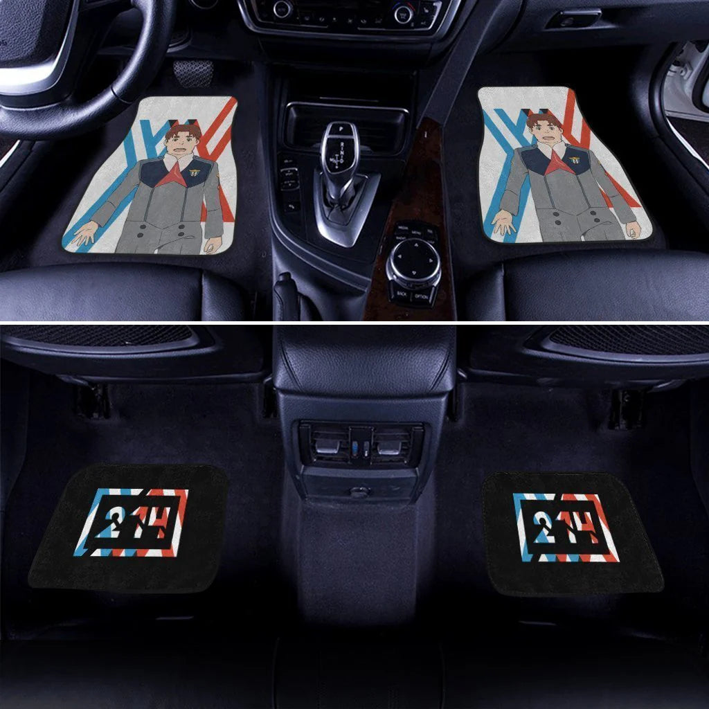 Darling In The Franxx Car Mats Darling In The Franxx Futoshi Code 214 Car Floor Mats Colorful