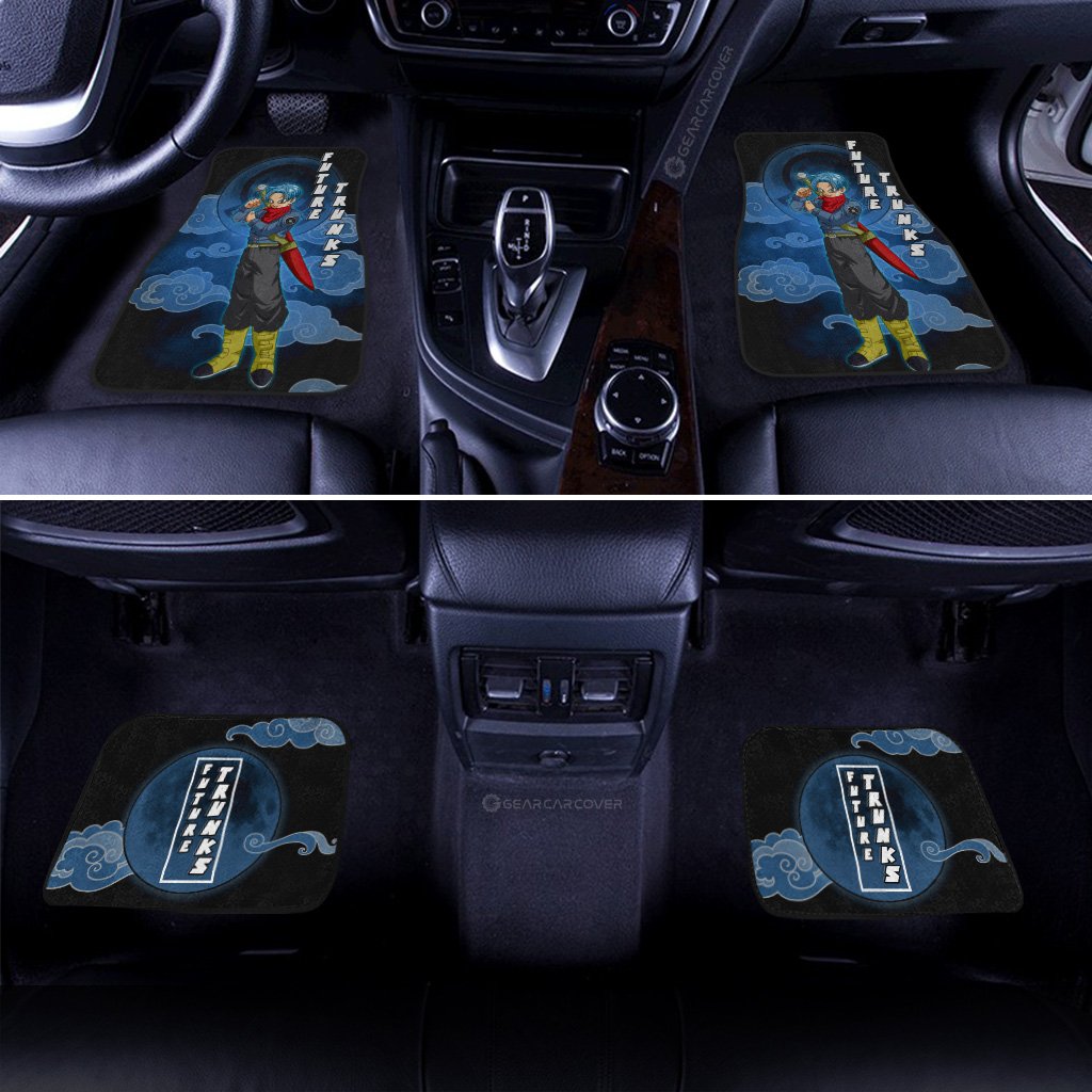 Dragon Ball Car Mats Future Trunks Car Floor Mats Demon Slayer Car Floor Mats