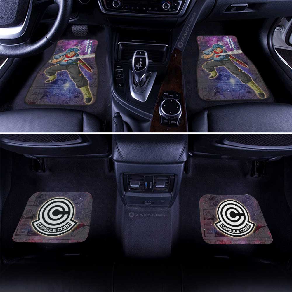 Dragon Ball Car Mats Future Trunks Car Floor Mats Car Manga Galaxy Style Car Floor Mats