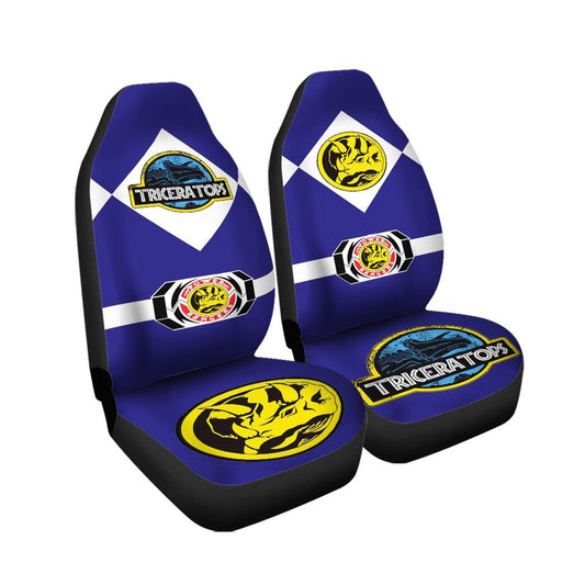 Power Ranger Car Seat Covers Mighty Morphin Power Ranger Triceratops Seat Covers Blue