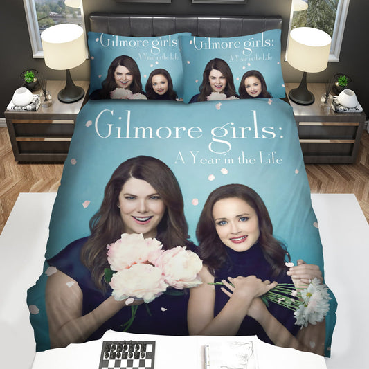 Gilmore Girls Bedding Set Gilmore Girls A Year In The Life Duvet Covers Blue Unique Gift