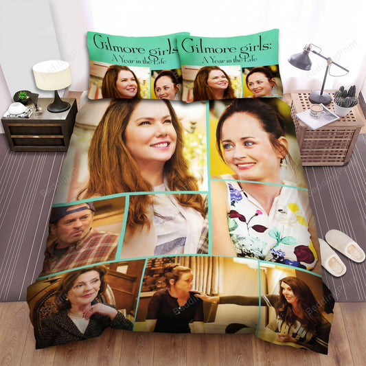 Gilmore Girls Bedding Set Gilmore Girls Characters Pattern Duvet Covers Colorful Unique Gift