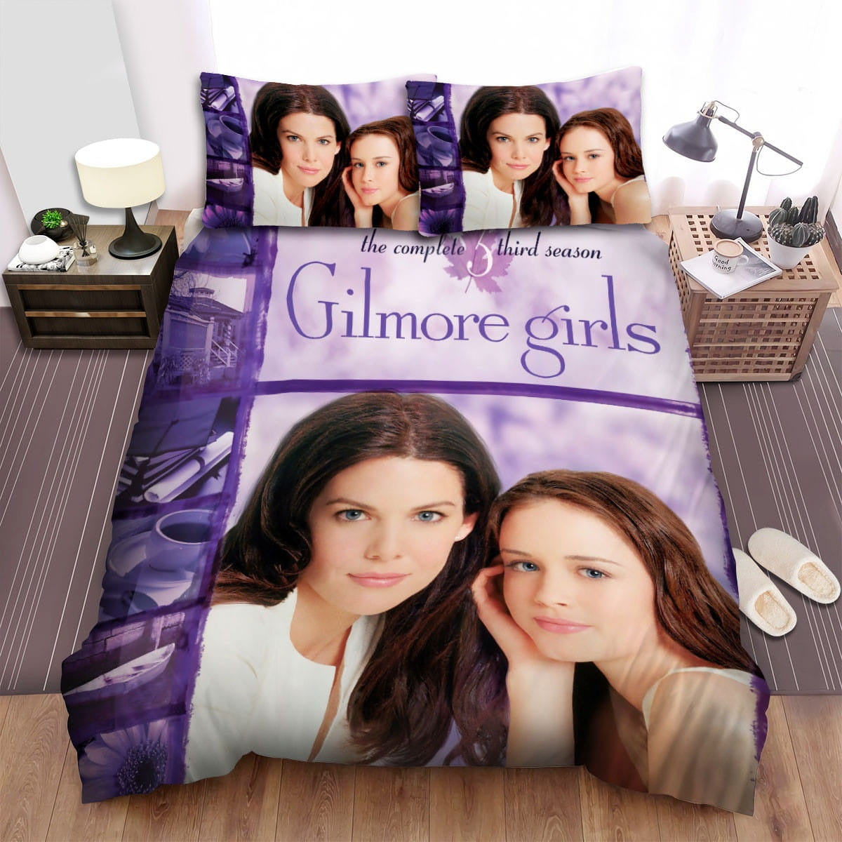 Gilmore Girls Bedding Set Gilmore Girls The Complete Third Season Duvet Covers Purple Unique Gift