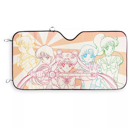 Sailor Moon Car Sun Shade Sailor Moon Characters Graphic Winshield Sun Shade Colorful