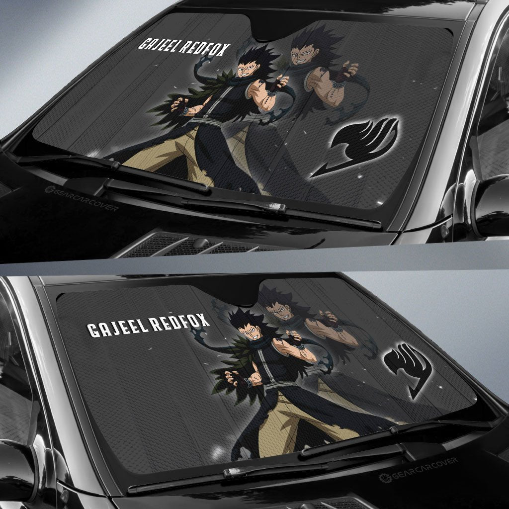 Gajeel Redfox Car Sunshade Custom