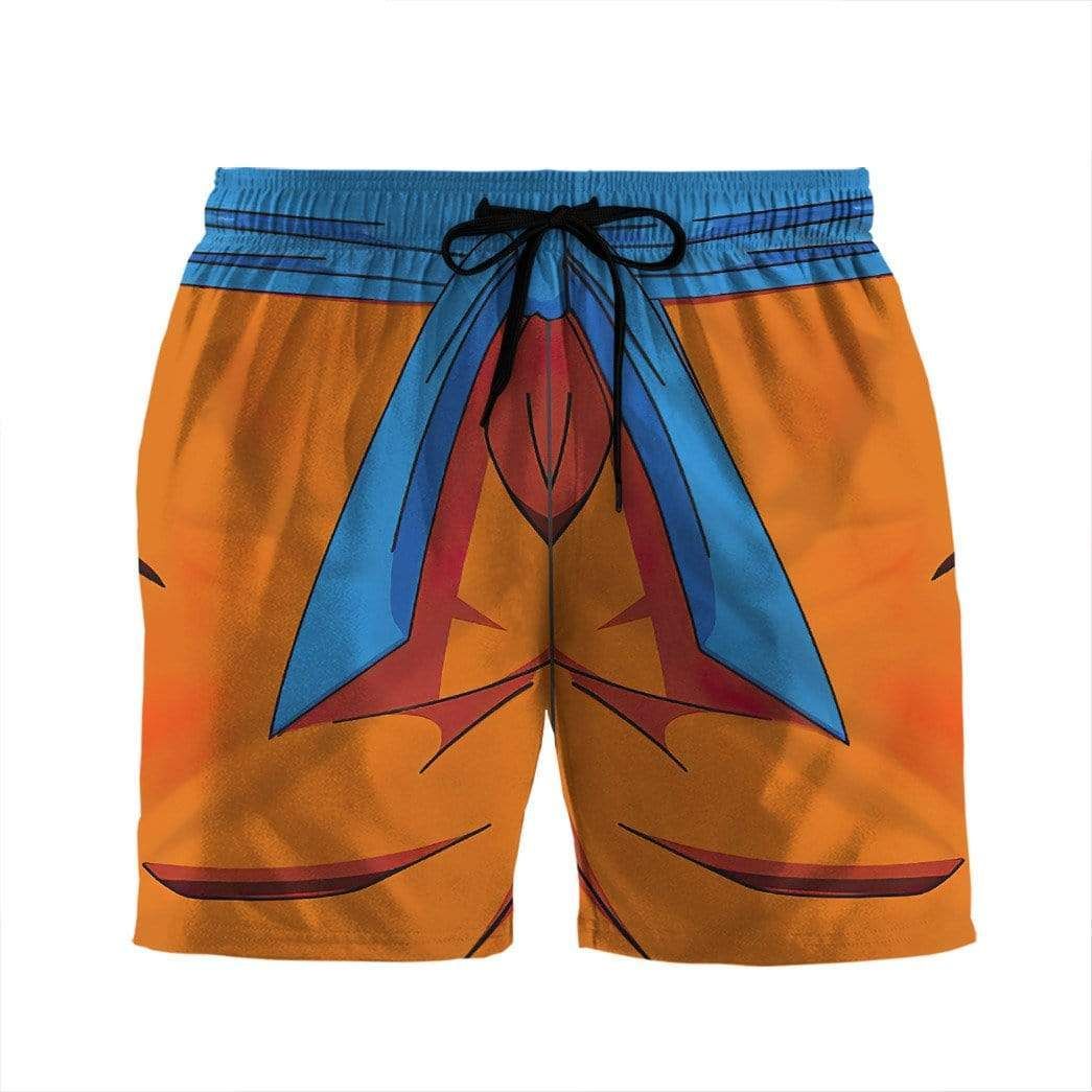 Dragon Ball Shorts Dragon Ball Goku Clothes Costume Beach Shorts Orange