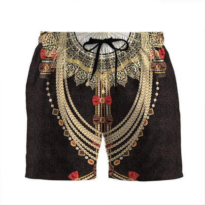 Historical Shorts Historical Elizabeth I Of England Costume Beach Shorts Black