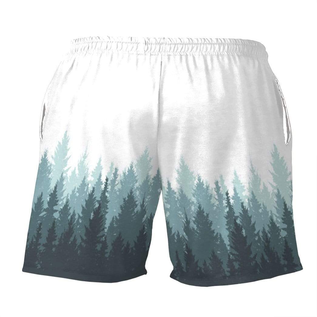 Funny Shorts Have You Seen My Nuts Beach Shorts White Green