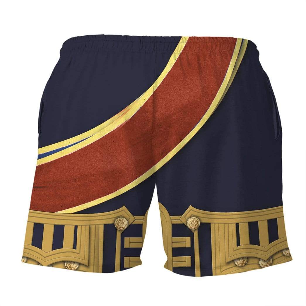 Historical Shorts Historical Horatio Nelson Costume Beach Shorts Colorful