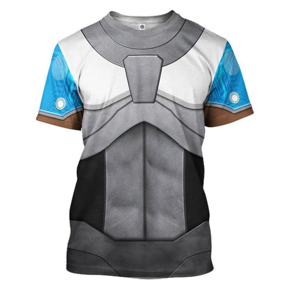 Teen Titan Cyborg Cosplay T-Shirts For Men