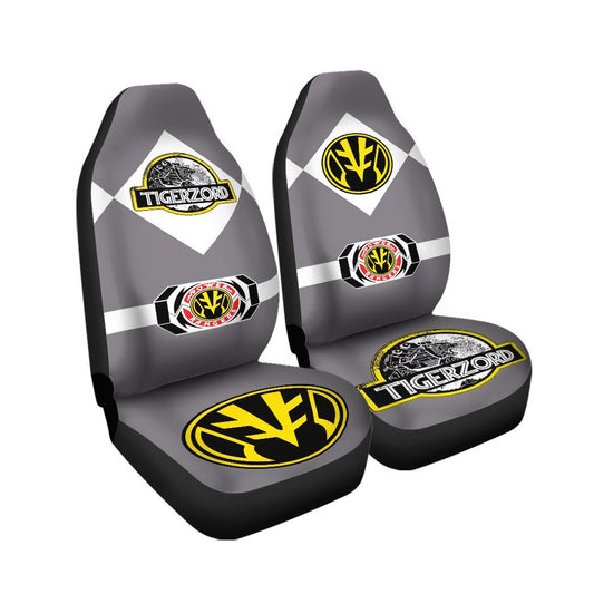 Power Ranger Car Seat Covers Mighty Morphin Power Ranger TigerZord Seat Covers Gray