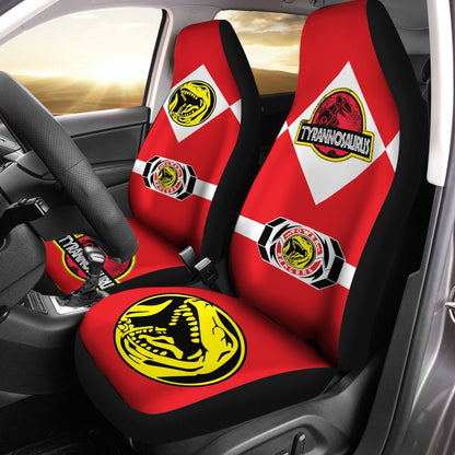 Power Ranger Car Seat Covers Mighty Morphin Power Ranger Tyrannosaurus Seat Covers Red