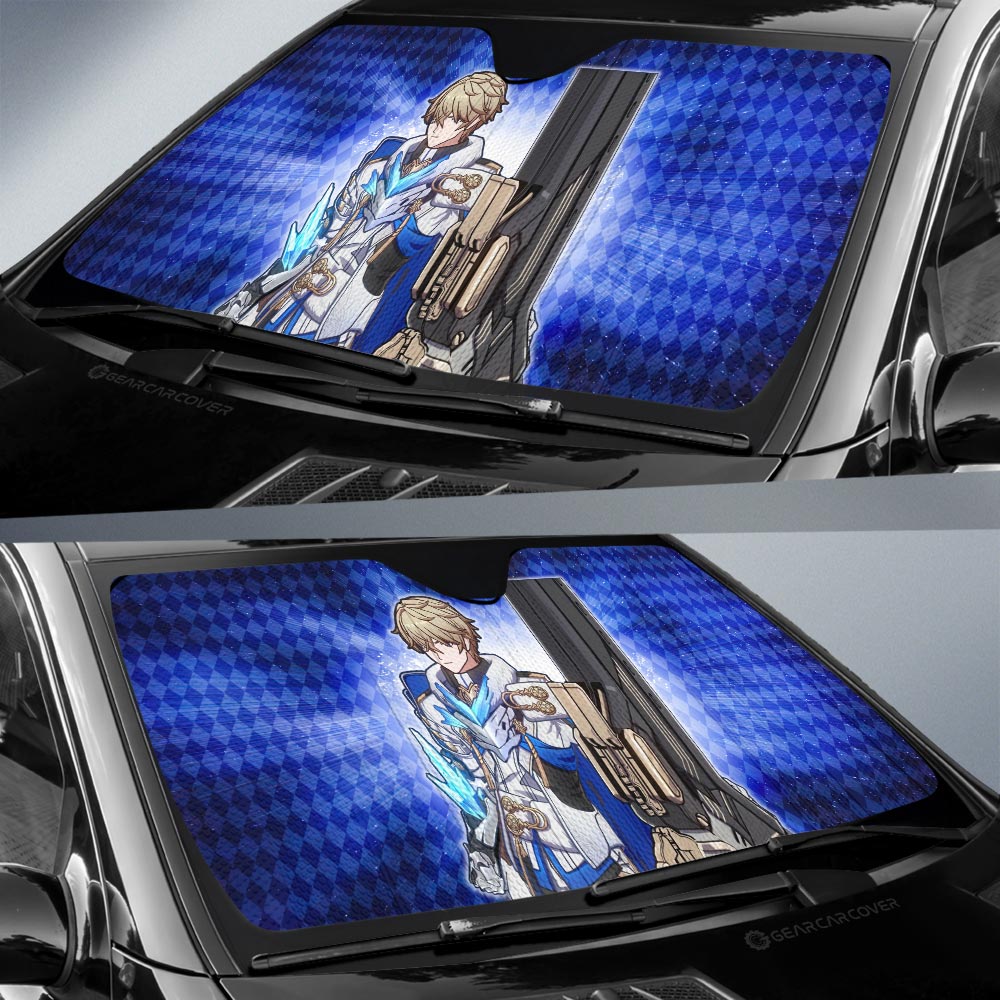 Gepard Car Sunshade Custom Honkai Star Rail Car Accessories