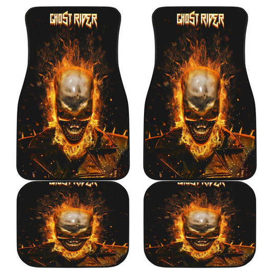 MV Car Floor Mats Ghost Rider Fire Demon MV Car Mats