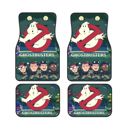 Ghostbusters Car Floor Mats Ghostbusters Symbol Characters Animated Car Mats