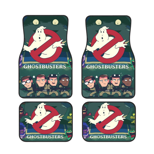 Ghostbusters Car Floor Mats Ghostbusters Symbol Characters Animated Car Mats