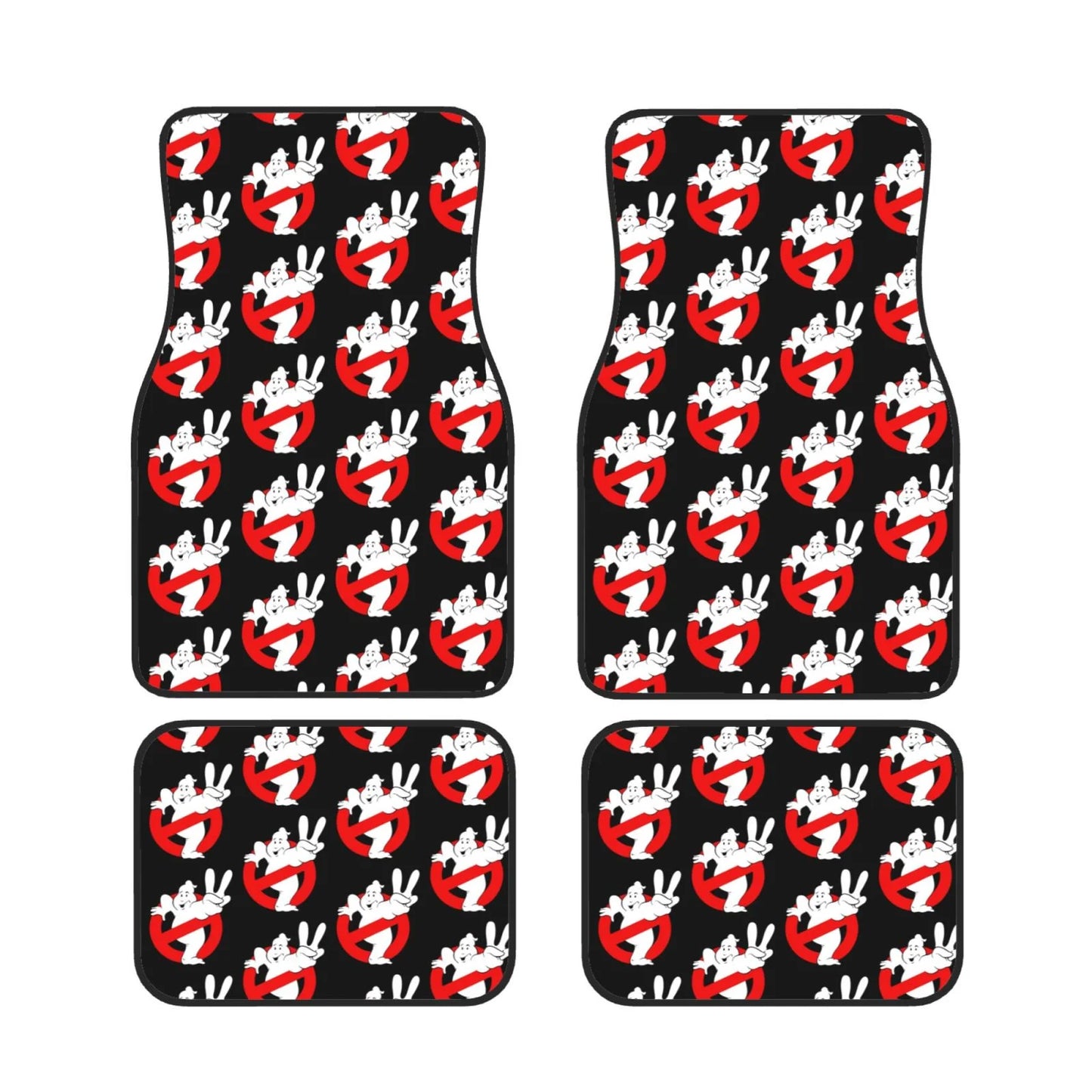 Ghostbusters Car Floor Mats Ghostbusters Two Symbol Pattern Car Mats
