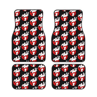 Ghostbusters Car Floor Mats Ghostbusters Two Symbol Pattern Car Mats