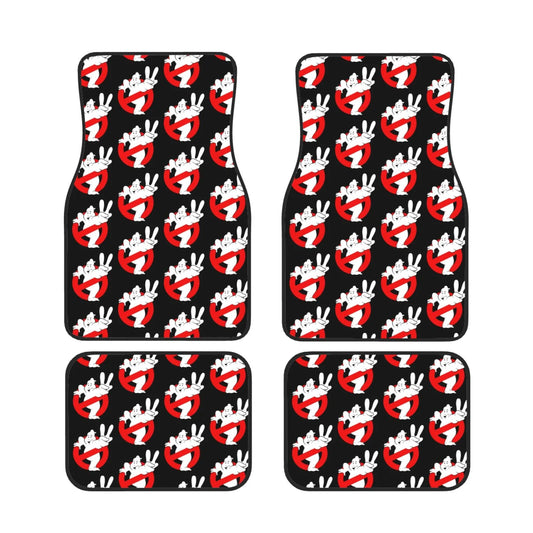 Ghostbusters Car Floor Mats Ghostbusters Two Symbol Pattern Car Mats