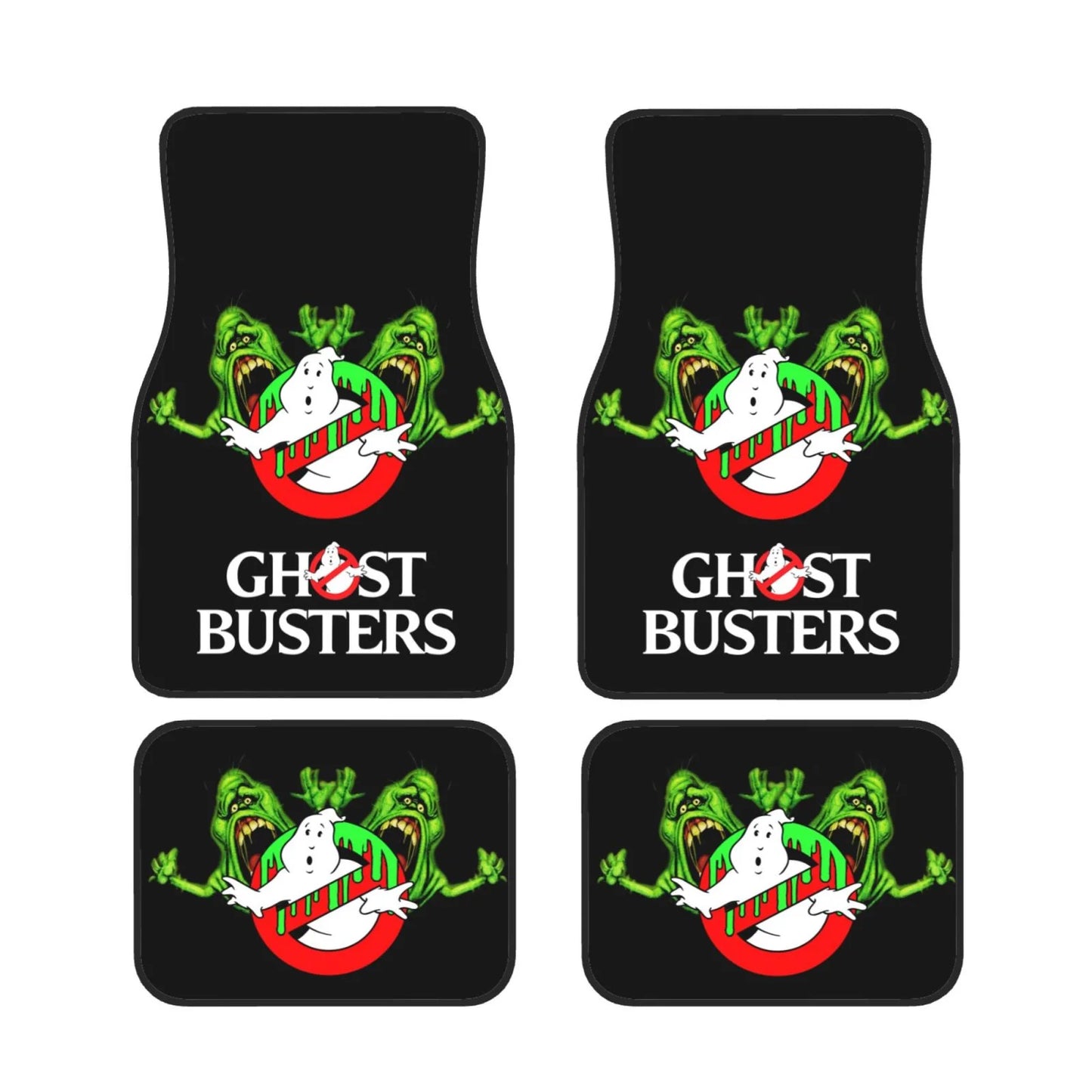 Ghostbusters Car Floor Mats Ghostbusters Symbol And Slimer Car Mats