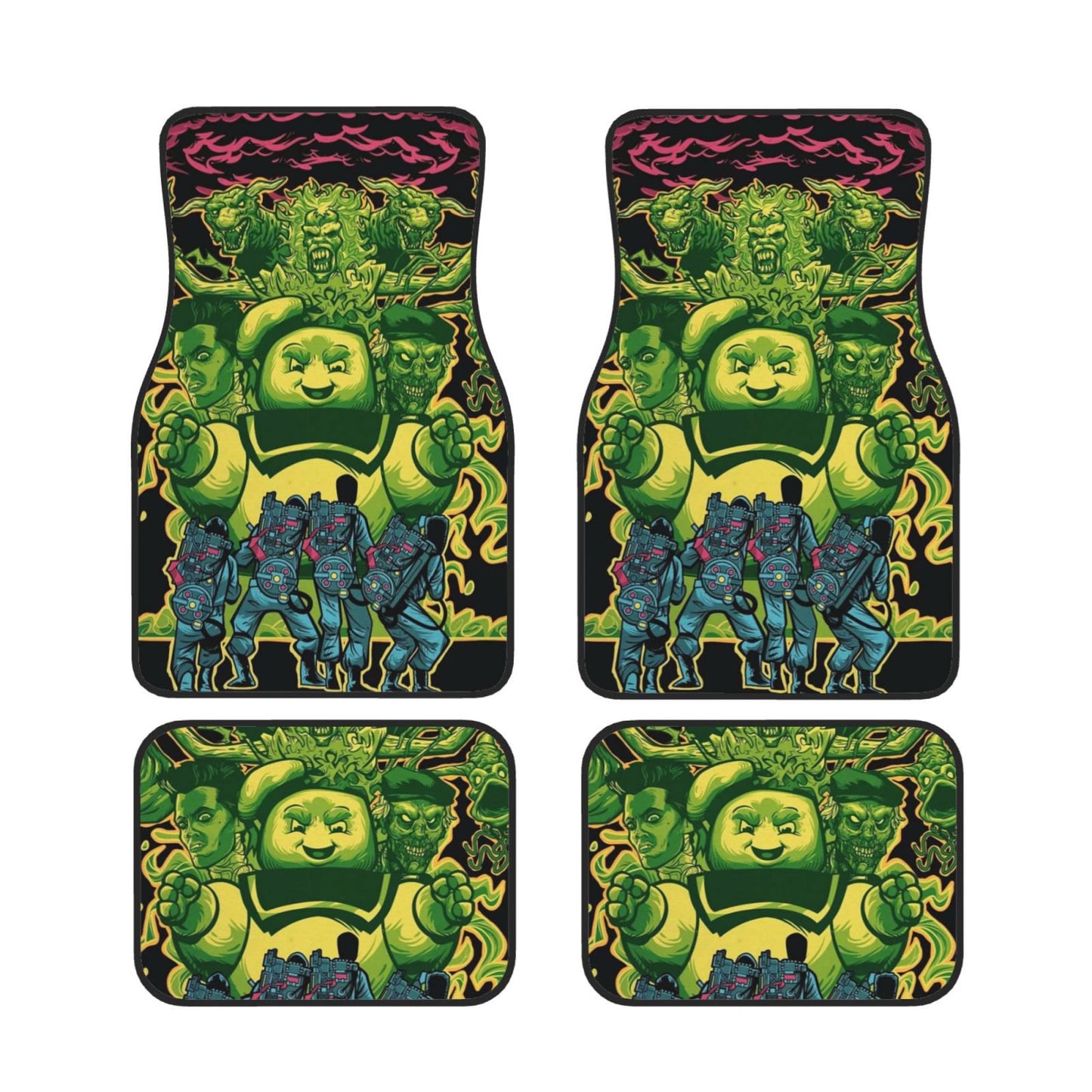 Ghostbusters Car Floor Mats Ghostbusters Stay Puft All Types Of Ghost Car Mats