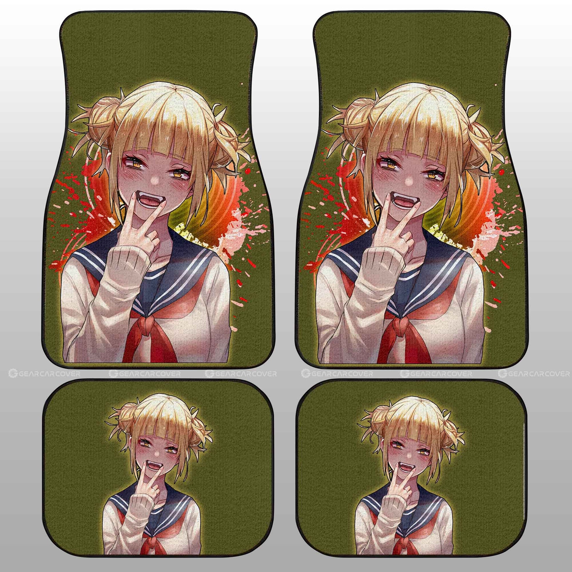 My Hero Academia Car Mats Girl Toga Car Floor Mats