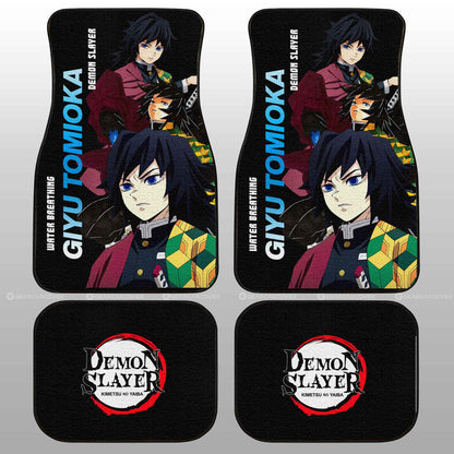 Demon Slayer Car Mats Giyu Tomioka Car Floor Mats Demon Slayer Car Floor Mats