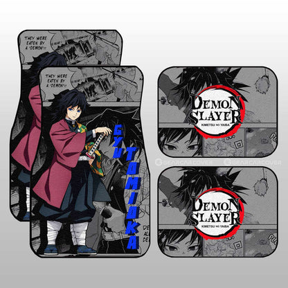 Demon Slayer Car Mats Giyu Tomioka Car Floor Mats Mix Mangas Floor Mats