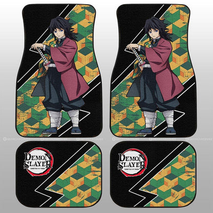 Demon Slayer Car Mats Giyuu Car Floor Mats Demon Slayer Car Floor Mats